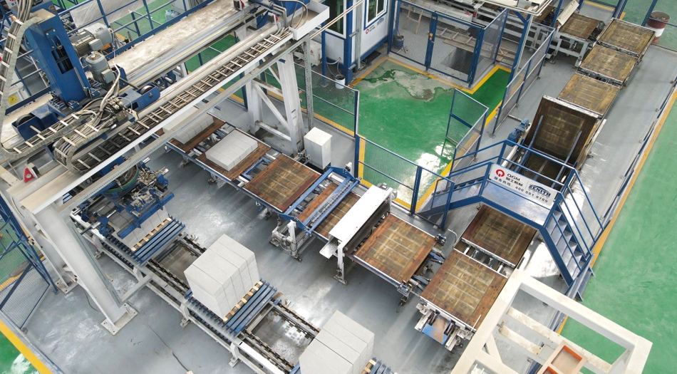 Quangong lub tshuab palletizing nrawm nrawm 